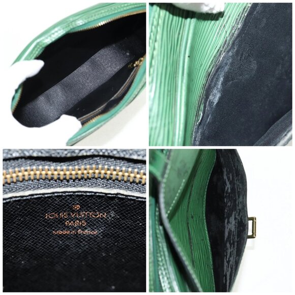 LOUIS VUITTON Epi Jeune Fille MM Shoulder Bag Green